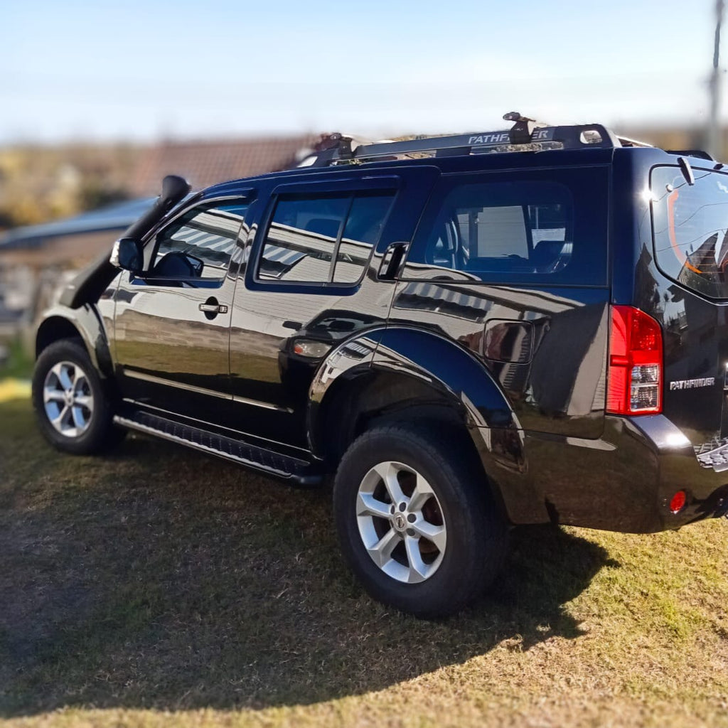 Installed View - Nissan Pathfinder R51 (2005-2013): Premium Window Visors