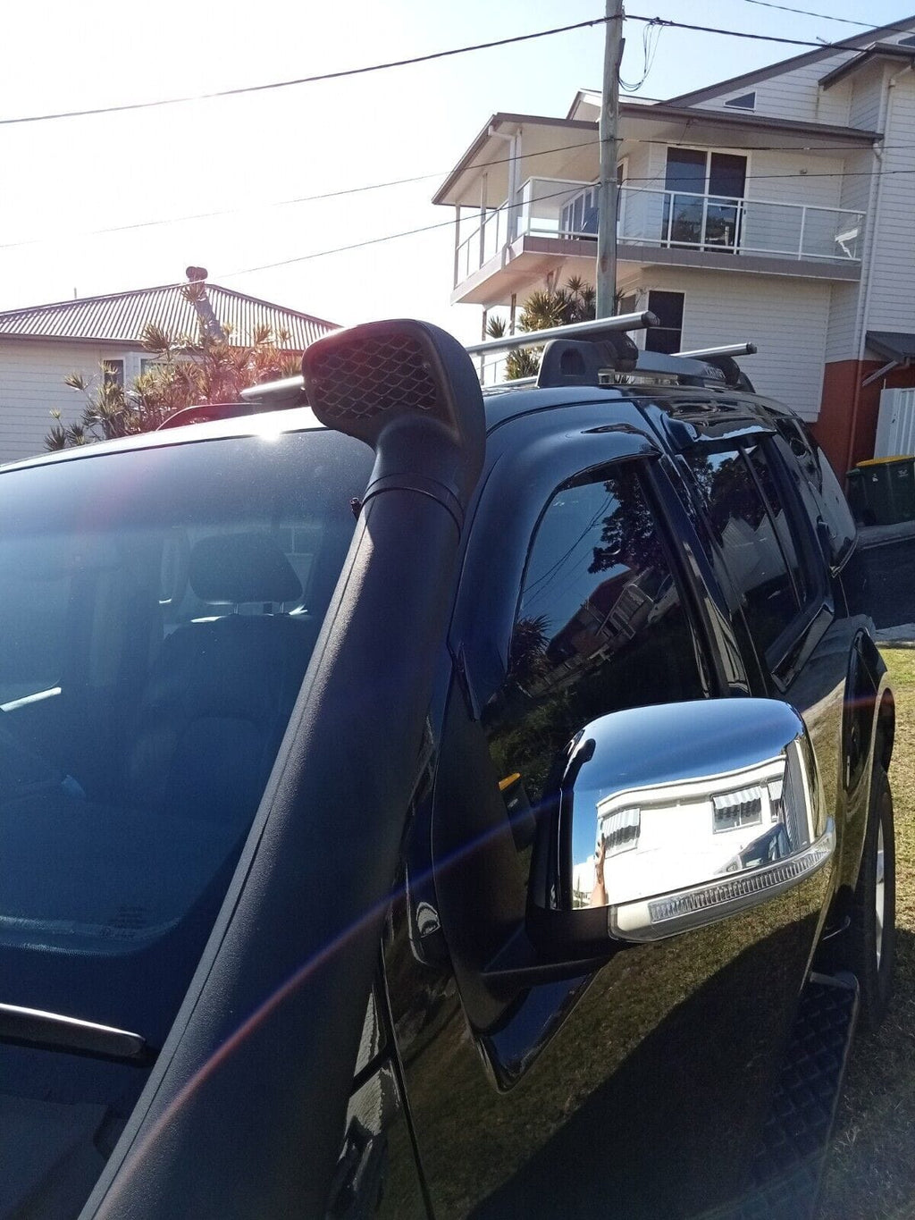 Installed View - Nissan Pathfinder R51 (2005-2013): Premium Window Visors