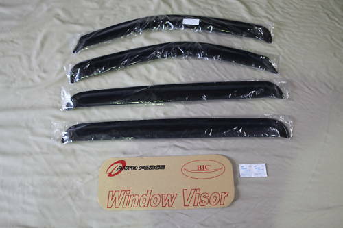 Installed View - Nissan Pathfinder R51 (2005-2013): Premium Window Visors