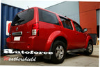 Installed View - Nissan Pathfinder R51 (2005-2013): Premium Window Visors