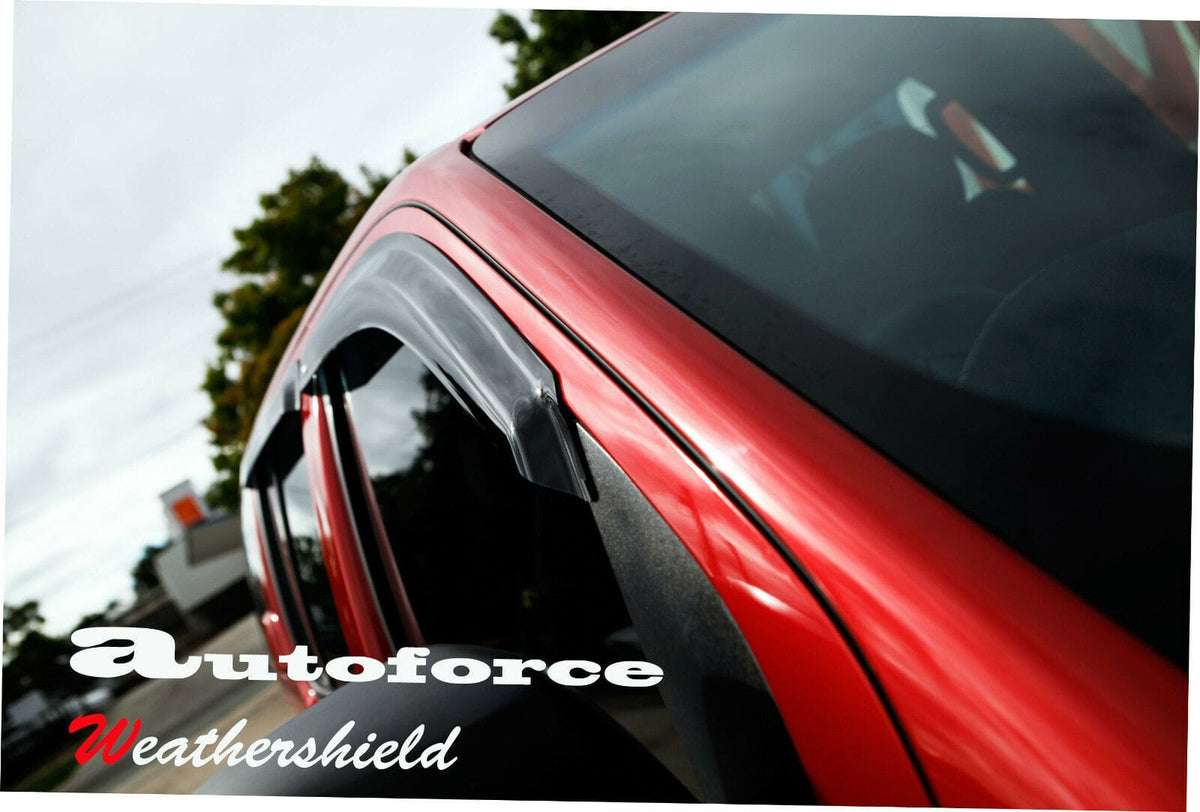 Installed View - Nissan Pathfinder R51 (2005-2013): Premium Window Visors