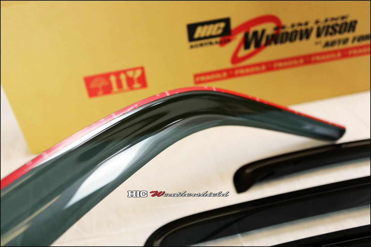Installed View - Nissan Pathfinder Terrano (1988-1995): Premium Window Visors