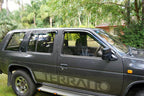 Installed View - Nissan Pathfinder Terrano (1988-1995): Premium Window Visors