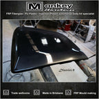 Installed View - Nissan Patrol GQ: Bonnet Scoop (1988-1997)