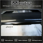 Installed View - Nissan Patrol GQ: Bonnet Scoop (1988-1997)
