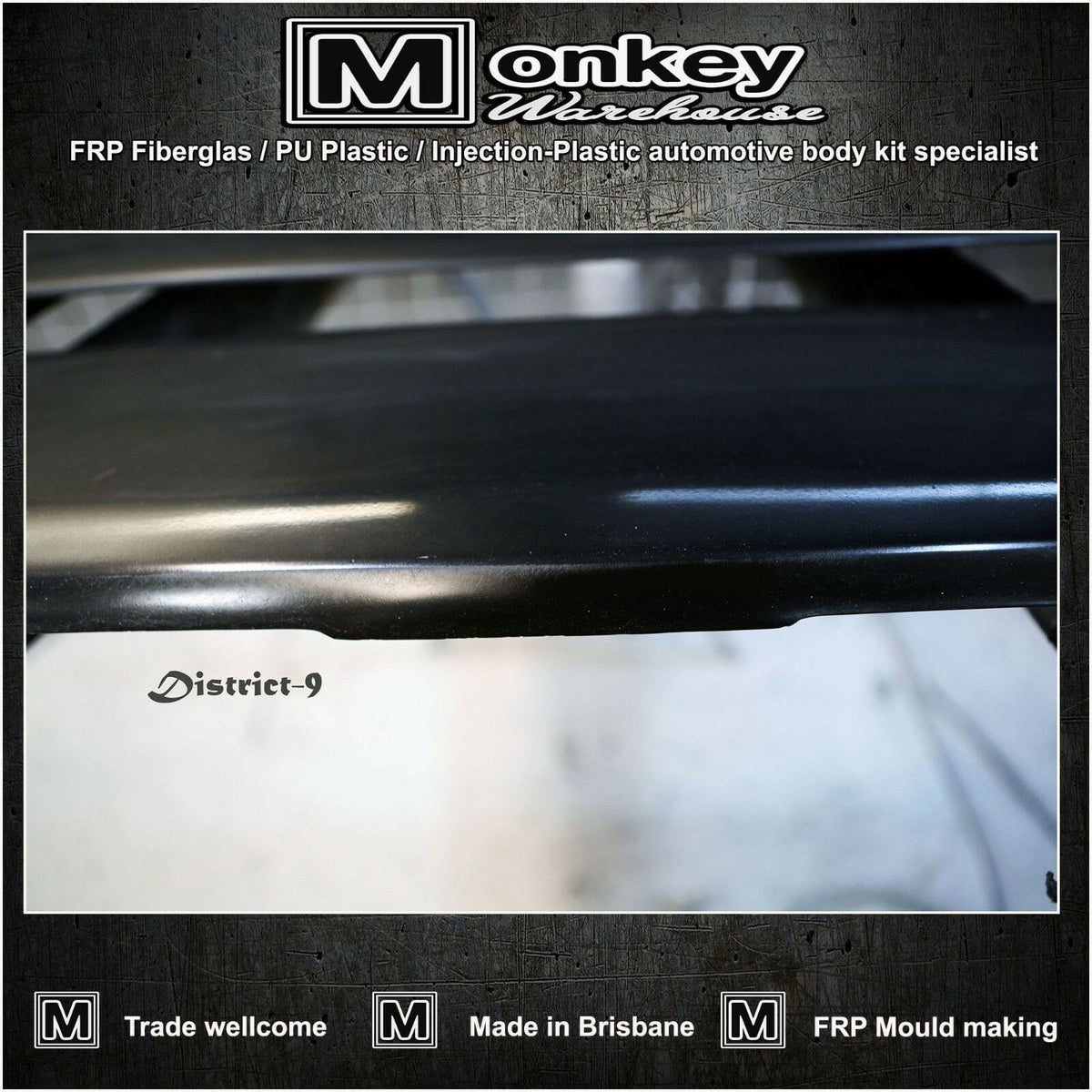 Installed View - Nissan Patrol GQ: Bonnet Scoop (1988-1997)