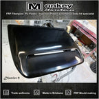 Installed View - Nissan Patrol GQ: Bonnet Scoop (1988-1997)