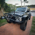 Installed View - Nissan Patrol GQ: Bonnet Scoop (1988-1997)