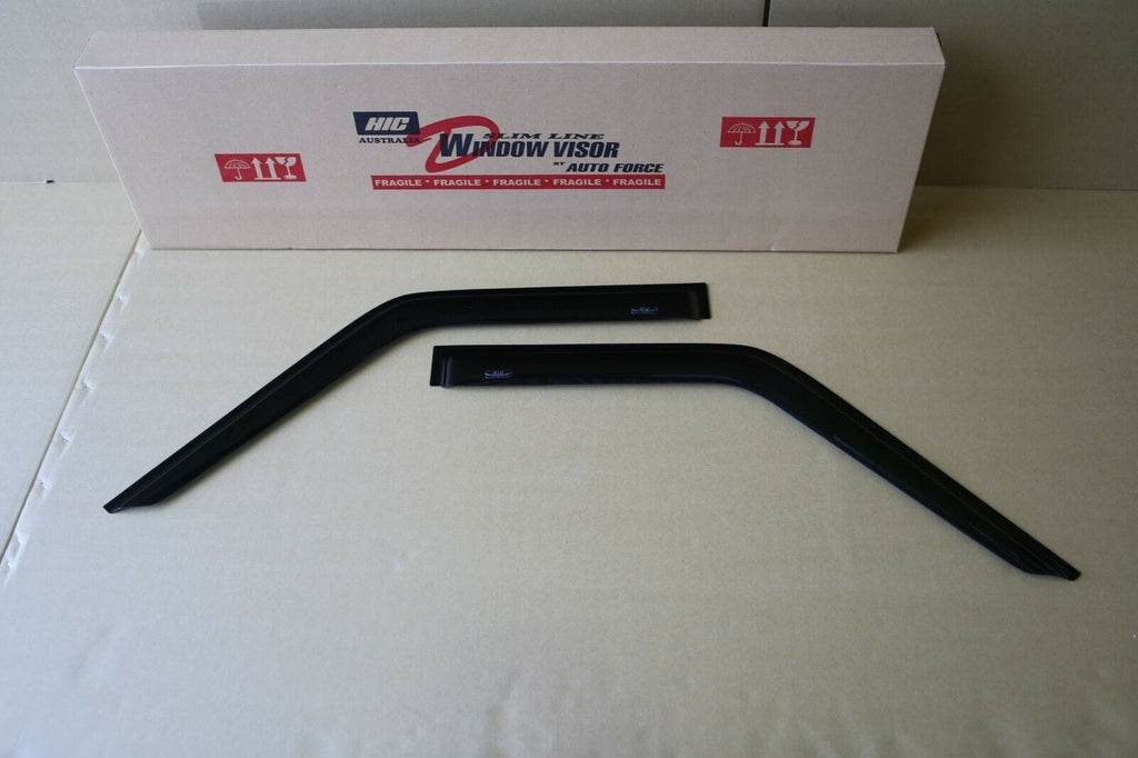 Installed View - Nissan Patrol GQ Ute (1988-1997): Premium Window Visors