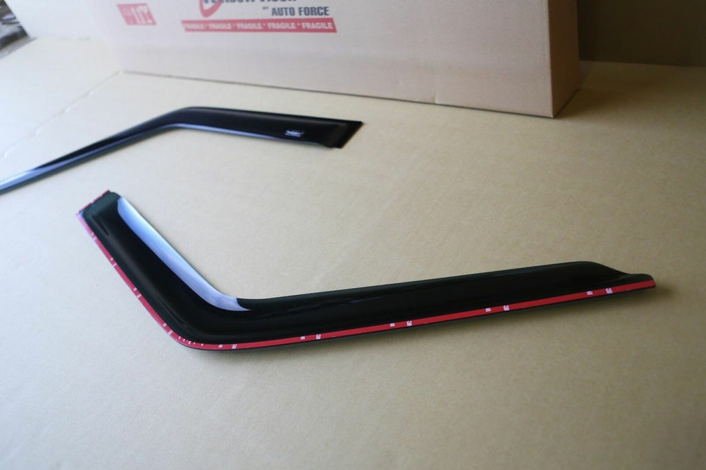 Installed View - Nissan Patrol GQ Ute (1988-1997): Premium Window Visors