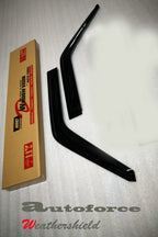 Installed View - Nissan Patrol GQ Ute (1988-1997): Premium Window Visors