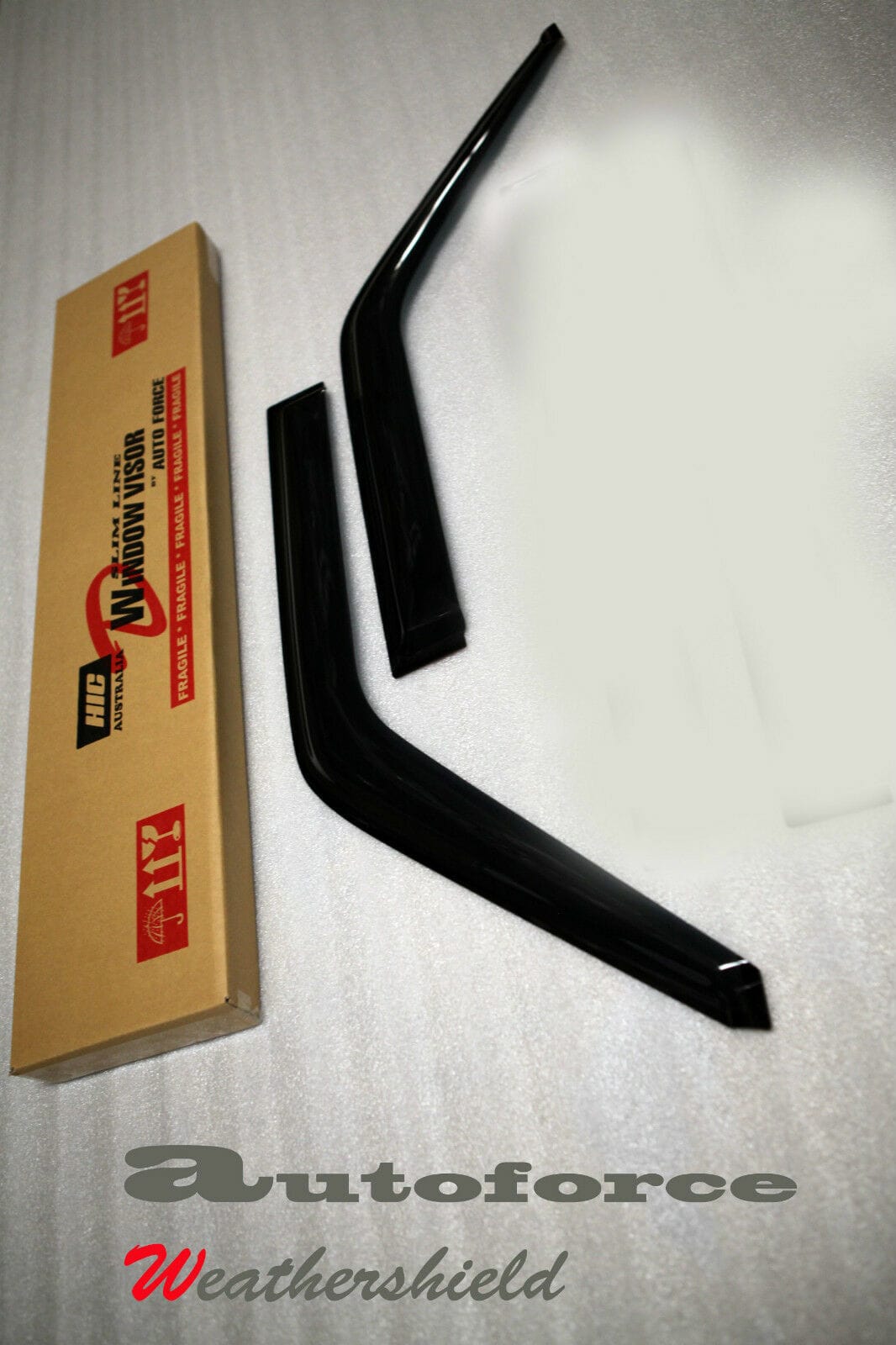 Installed View - Nissan Patrol GQ Ute (1988-1997): Premium Window Visors
