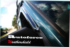 Installed View - Nissan Patrol GQ Ute (1988-1997): Premium Window Visors