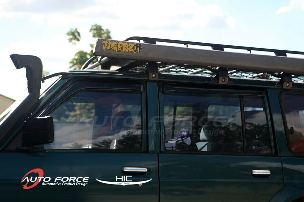 Installed View - Nissan Patrol GQ Wagon (1988-1997): Premium Window Visors
