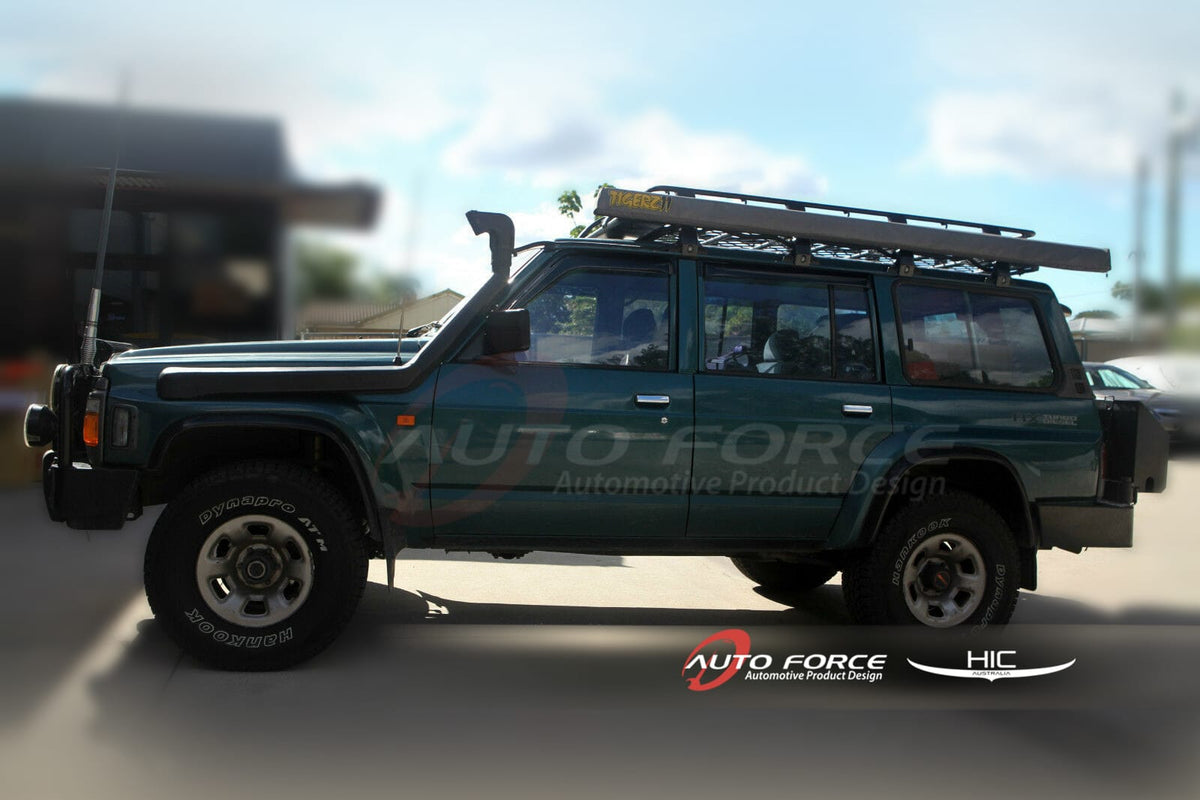 Installed View - Nissan Patrol GQ Wagon (1988-1997): Premium Window Visors
