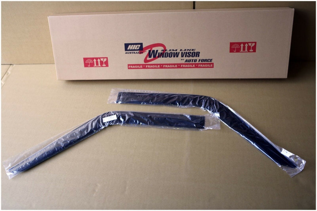 Installed View - Nissan Patrol GQ Y60 Ute (1988-1997): Premium Window Visors