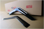 Installed View - Nissan Patrol GQ Y60 Ute (1988-1997): Premium Window Visors