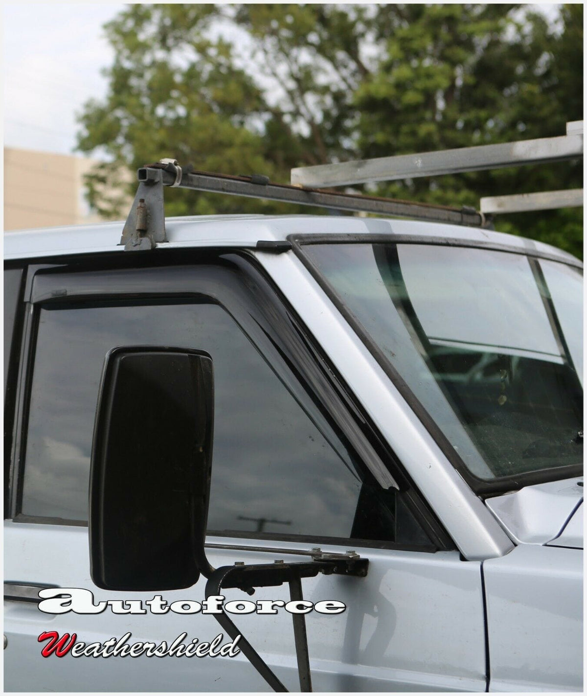 Installed View - Nissan Patrol GQ Y60 Wagon (1988-1997): Premium Window Visors