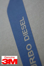 Installed View - Nissan Patrol GU (1999–2007): Turbo Diesel Bonnet Decal Set