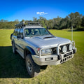 Installed View - Nissan Patrol GU Series 1-3: Bonnet Scoop (1997-2004)