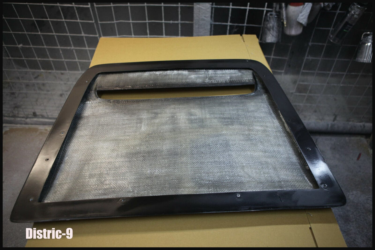 Installed View - Nissan Patrol GU Series 4-7: Bonnet Scoop (2004-2012)