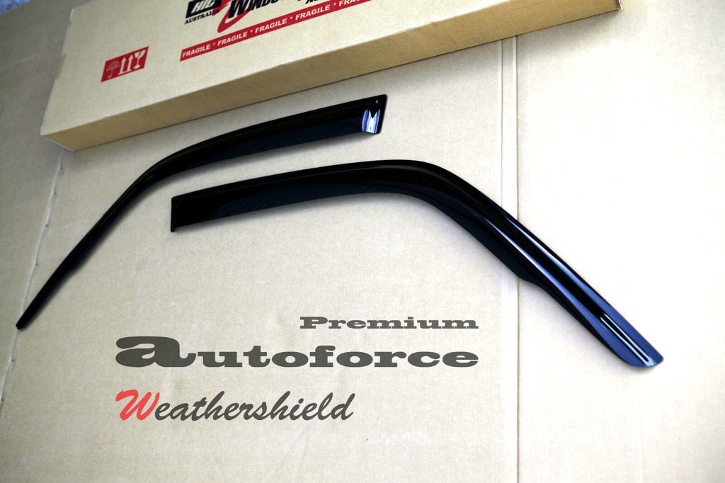 Installed View - Nissan Patrol GU Y61 Ute (2004-2015): Premium Window Visors