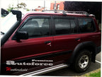 Installed View - Nissan Patrol GU Y61 Wagon (1998-2017): Premium Window Visors
