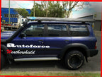 Installed View - Nissan Patrol GU Y61 Wagon (1998-2017): Premium Window Visors