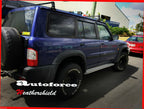 Installed View - Nissan Patrol GU Y61 Wagon (1998-2017): Premium Window Visors