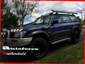 Installed View - Nissan Patrol GU Y61 Wagon (1998-2017): Premium Window Visors
