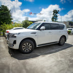 Installed View - Nissan Patrol Y62 (2013-Onwards): Premium Window Visors