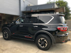 Installed View - Nissan Patrol Y62 (2013-Onwards): Premium Window Visors
