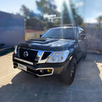 Installed View - Nissan Patrol Y62: Bonnet Scoop (2013-2023)