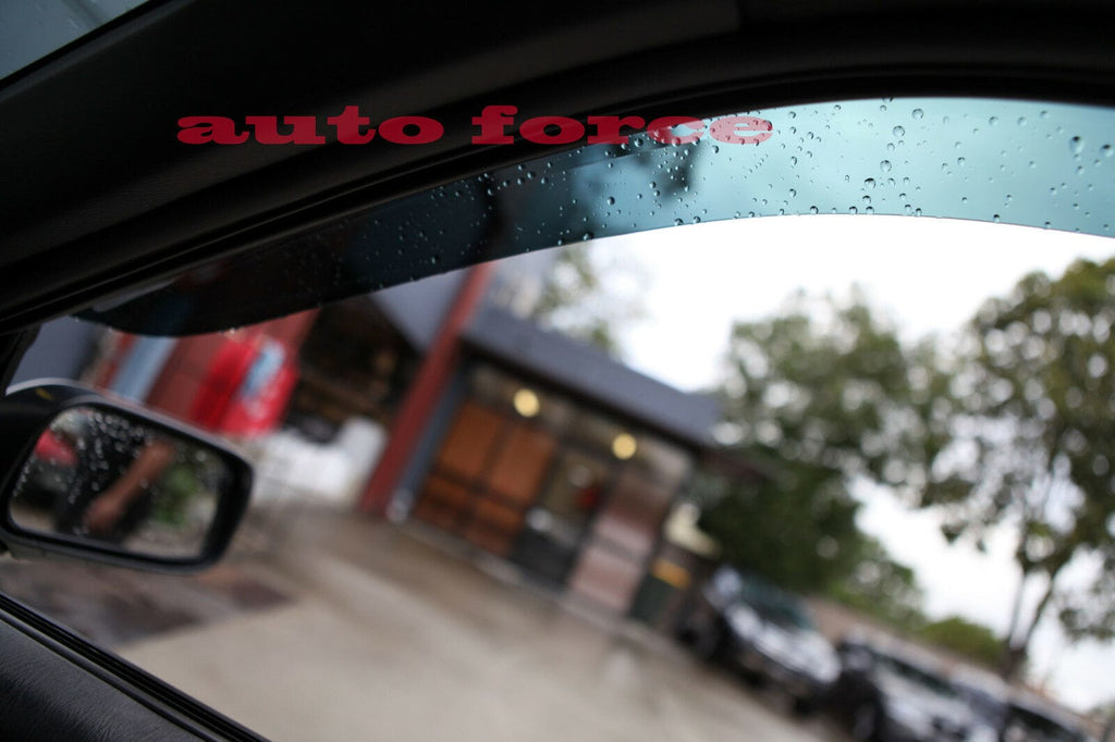 Installed View - Nissan Pulsar N15 Hatch (1993-2000): Premium Window Visors
