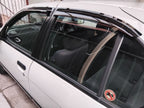 Installed View - Nissan Pulsar N15 Sedan (1993-2000): Premium Window Visors