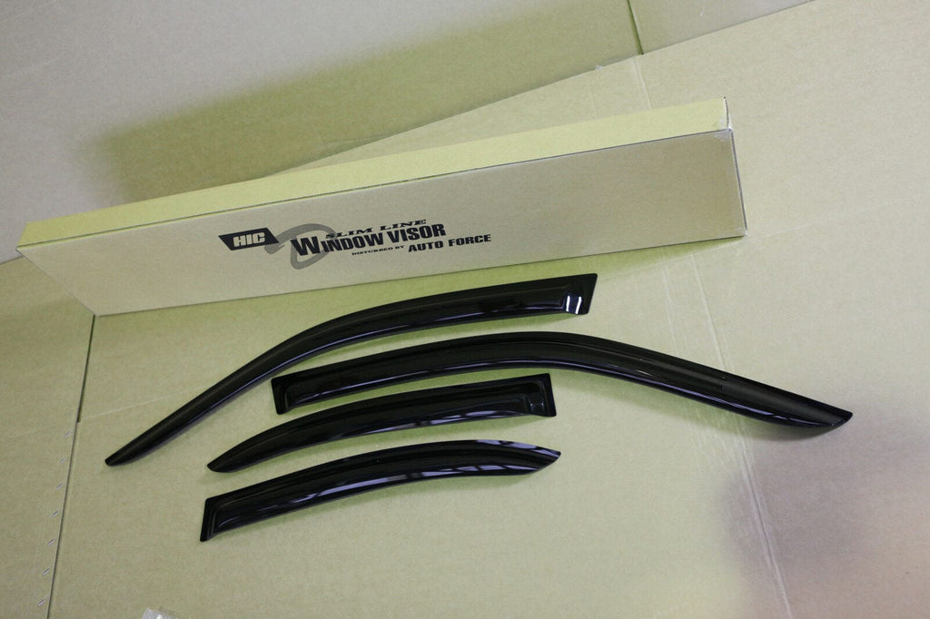 Installed View - Nissan Pulsar N15 Sedan (1993-2000): Premium Window Visors