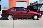Installed View - Nissan Pulsar N15 Sedan (1993-2000): Premium Window Visors