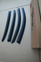 Installed View - Nissan Pulsar N16 Sedan (2001-2006): Premium Window Visors