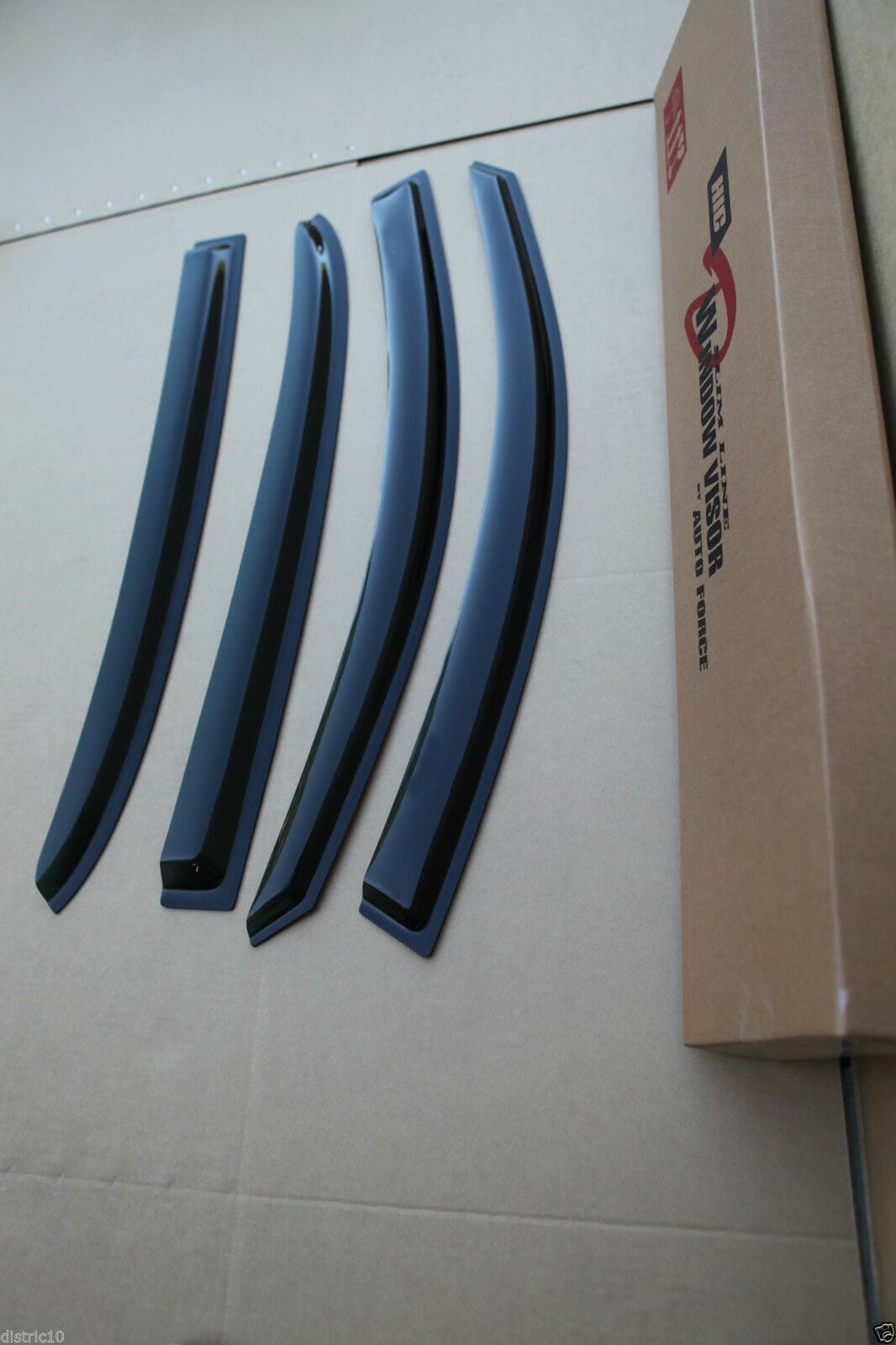 Installed View - Nissan Pulsar N16 Sedan (2001-2006): Premium Window Visors