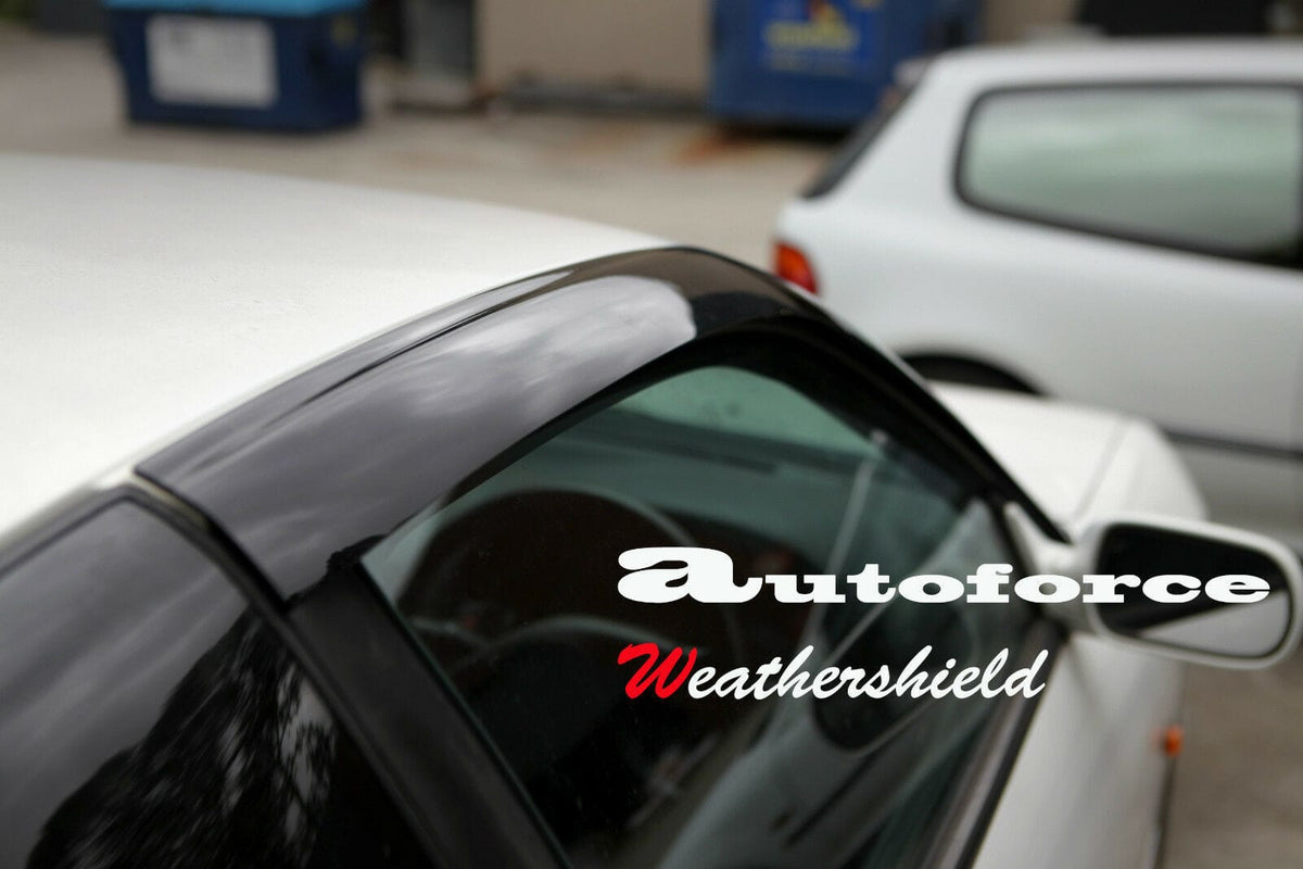 Installed View - Nissan Silvia S13 / 180SX / 240SX Premium Window Visors