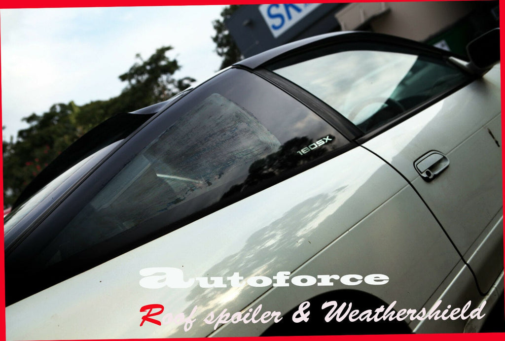 Installed View - Nissan Silvia S13 / 180SX / 240SX Premium Window Visors