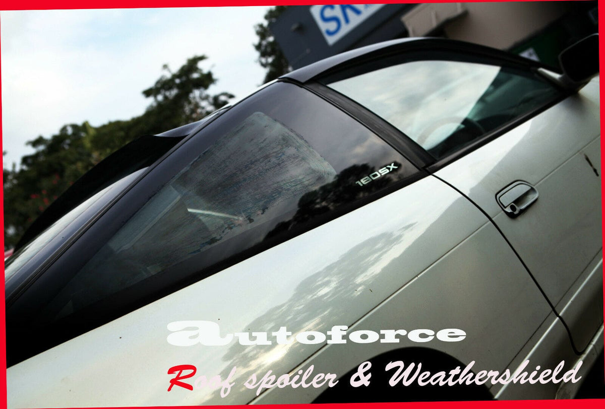 Installed View - Nissan Silvia S13 / 180SX / 240SX Premium Window Visors