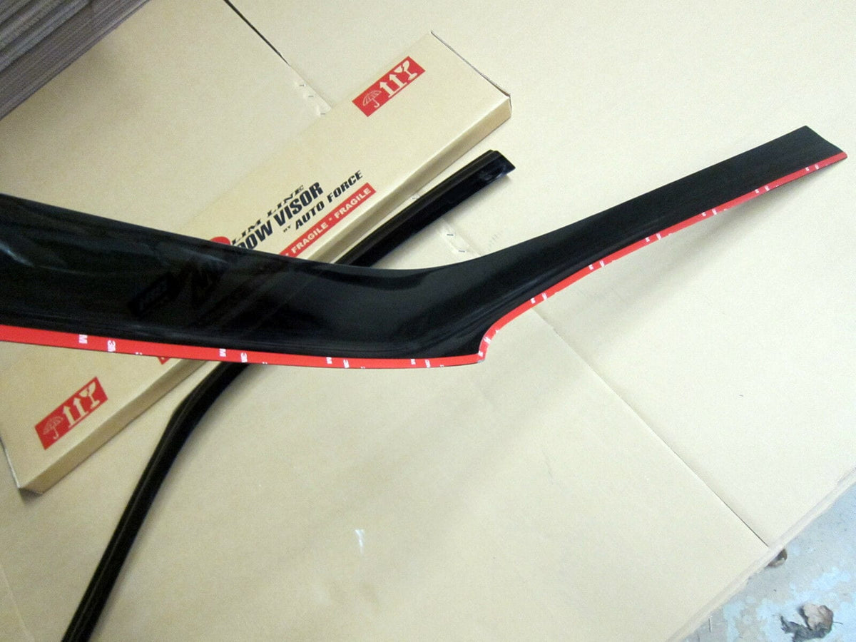 Installed View - Nissan Silvia S13 / 180SX / 240SX Premium Window Visors