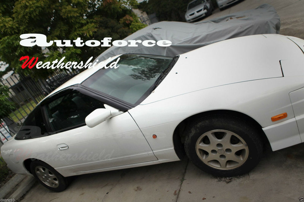 Installed View - Nissan Silvia S13 / 180SX / 240SX Premium Window Visors
