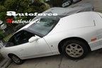 Installed View - Nissan Silvia S13 / 180SX / 240SX Premium Window Visors