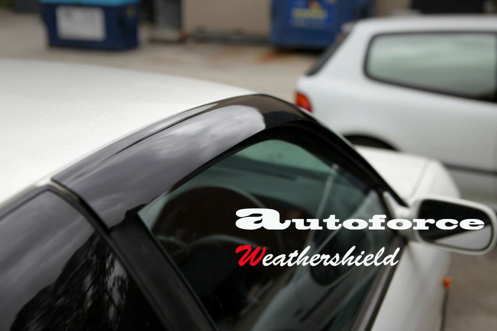 Installed View - Nissan Silvia S13 / 180SX / 240SX Premium Window Visors