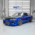 Installed View - Nissan Silvia S13 / 180SX: S15 Conversion Origin Style Front Guards