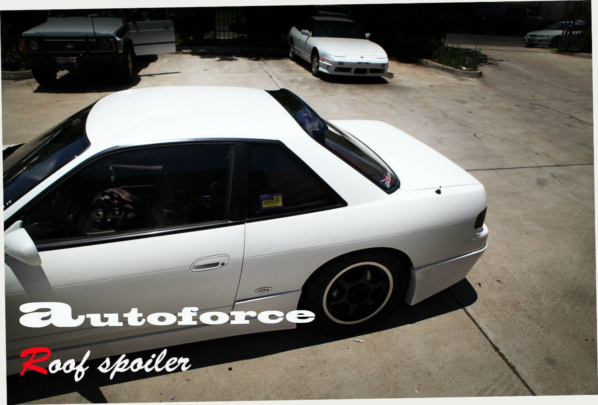 Installed View - Nissan Silvia S13 200SX 240SX Coupe (1989-1994): Premium Roof Spoiler