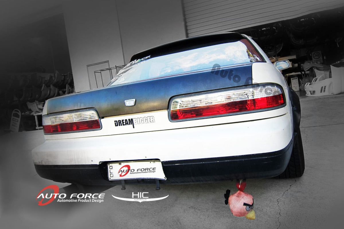 Installed View - Nissan Silvia S13 200SX 240SX Coupe (1989-1994): Premium Roof Spoiler