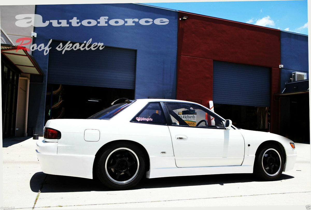 Installed View - Nissan Silvia S13 200SX 240SX Coupe (1989-1994): Premium Roof Spoiler